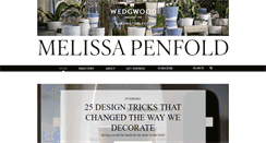 Desktop Screenshot of melissapenfold.com